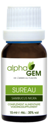 15 ml AlphaGem Gewone Vlier - Sambucus Nigra Biologisch
