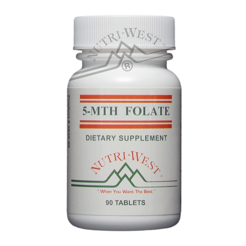 90 tabletten Nutri West 5-MTH Folate