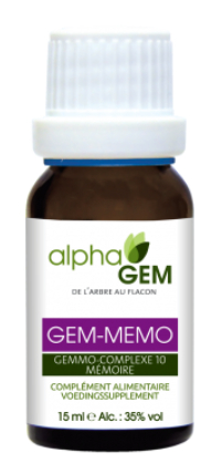 15 ml AlphaGem Gemmo Complex 10 Gem-Memo Biologisch