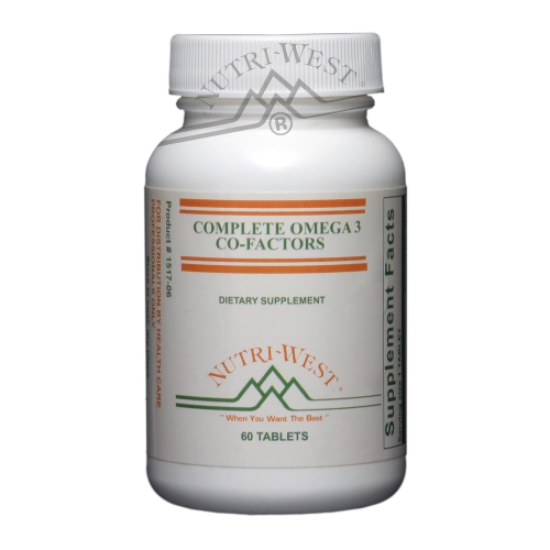 60 tabletten Nutri West Complete Omega-3 Co-Factors