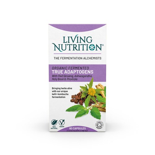 60 Kapseln Living Nutrition Fermented True Adaptogens