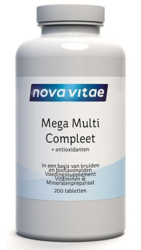 200 tabletten Nova Vitae Mega Multi Compleet
