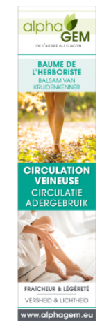 50 gram AlphaGem Baume de L'Herboriste Bloedsomloopbalsem