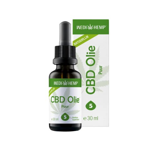 Wedihemp CBD Olie Puur 5% Natuurlijk