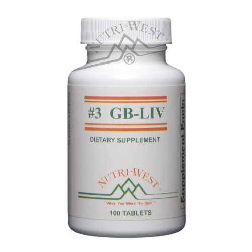 100 tabletten Nutri West #3 GB-LIV