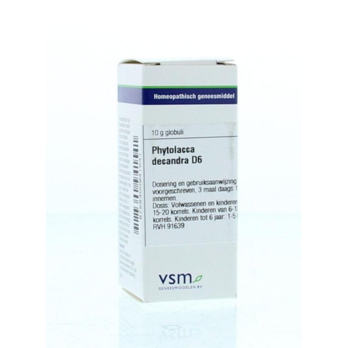 VSM Enkelvoudige Homeopathie Phytolacca Decandra D6