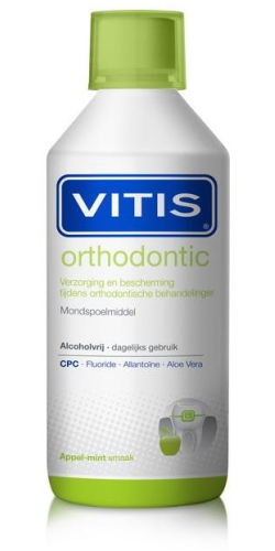 500 ml Vitis Mondspoeling Apple-Mint