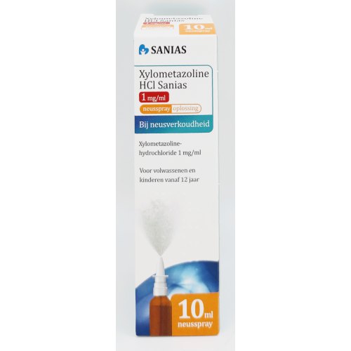 10 ml Sanias Neusspray Xylometazoline HCl 1,0 mg