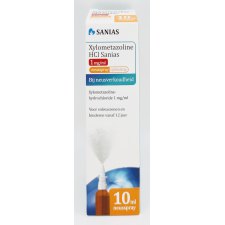 Neusspray Xylometazoline HCl 1,0 mg Sanias 10 ml