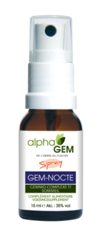 15 ml AlphaGem Gem-Nocte Spray Gemmo-Complex 11 Biologisch