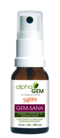 15 ml AlphaGem Gem-Sana Spray Gemmo-Complex 18 Biologisch
