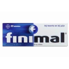 Finimal Finimal Paracetamol 500 mg / Coffeïne 50 mg 20 tabletten kopen ...