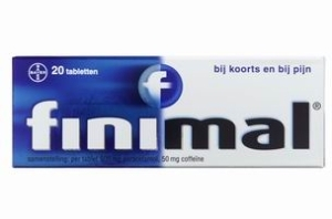 Finimal Paracetamol 500 mg - Coffeïne 50 mg 20 tabletten