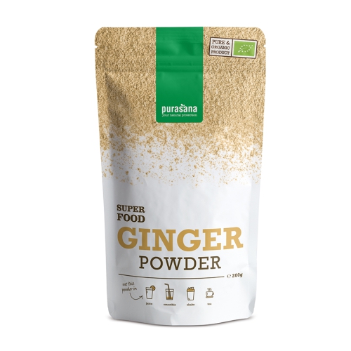 200 Gramm Purasana Ginger Powder Biologisch