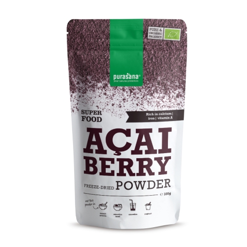 100 gram Purasana Acai Berry Powder Biologisch