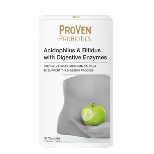 Pro-Ven Biotics Acidophilus & Bifidus with Digestive Enzymes 30 Kapseln