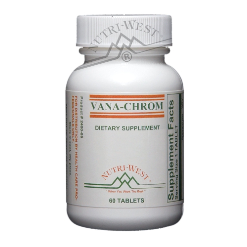 60 tabletten Nutri West Vana-Chrom