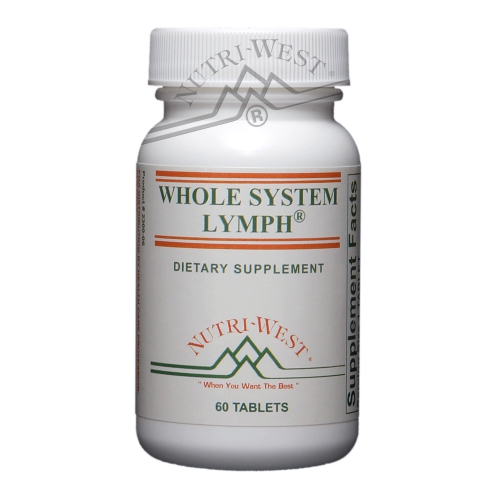 60 tabletten Nutri West Whole System Lymph