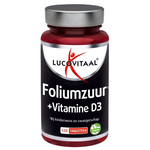 Lucovitaal Foliumzuur + Vitamine D3 120 tablets