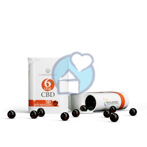 50 capsules Cannamedic CBD Capsules No. 16 6 mg CBD