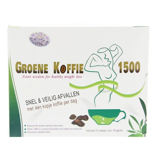 JIYA International Groene Koffie 1500 14 Tüte