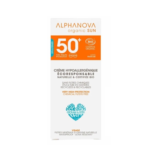 Alphanova Sun Sun Cream SPF50 Hypoallergeen Bio