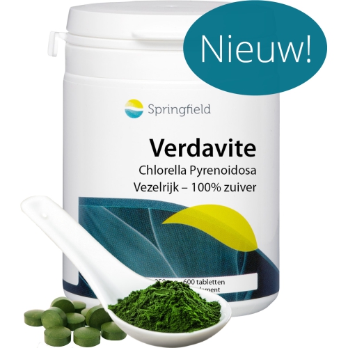 Springfield Verdavite Chlorella Pyrenoidosa 600 Tabletten