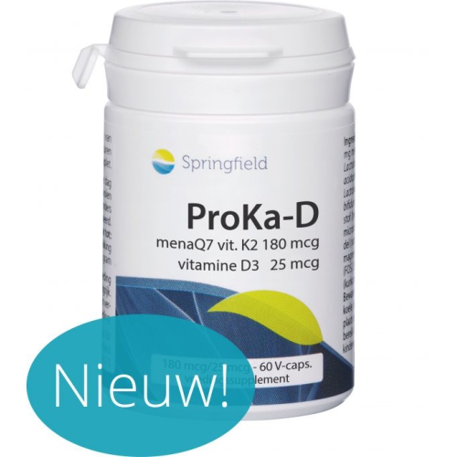 Springfield ProKa-D K2 180 mcg D3 25 mcg 60 Kapseln