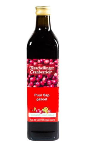 Terschellinger Cranberrysap Gezoet Biologisch