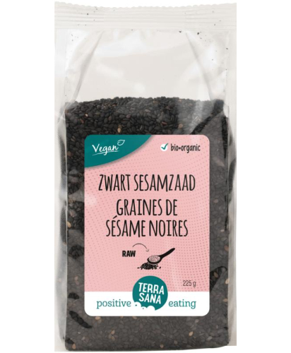  Terrasana Zwart Sesamzaad Ongeroosterd Biologisch