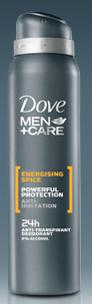 Dove Men Care Deodorant Energising Spice Spray 150 ml