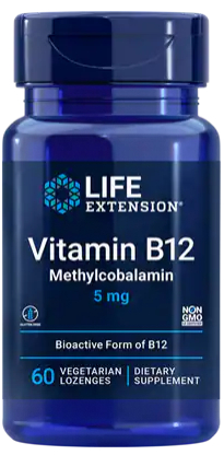 60 Lutschtabletten Life Extension Vitamine B12 Methylcobalamin 5 mg