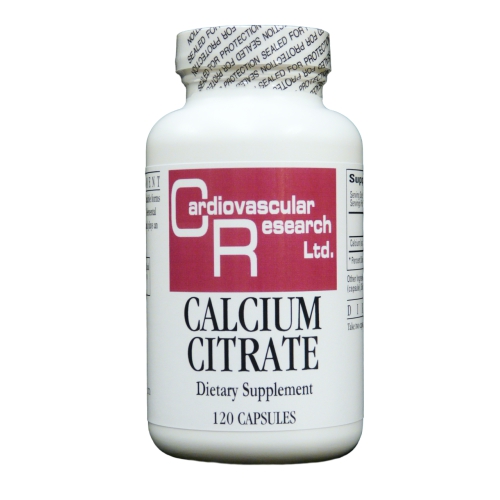 Cardiovascular Research Ltd Calcium Citrate