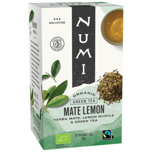 Numi Organic Tea Mate Lemon Thee Biologisch 18 Tüte