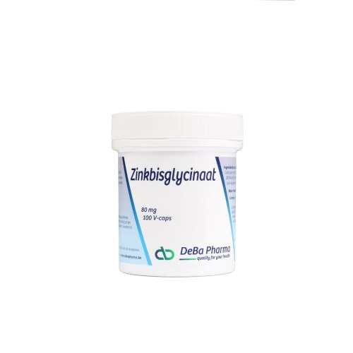 100 Kapseln DeBa Pharma Zinkbisglycinaat 80 mg