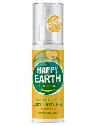 Happy Earth Pure Deo Spray Jasmine Ho Wood