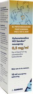 Sandoz Neusspray Kind Xylometazoline HCl 0,5 mg 10 Ml