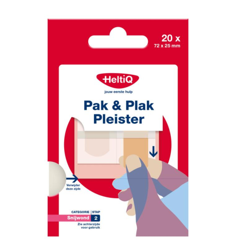 Heltiq Pak & Plak Pleister 20 Stücke