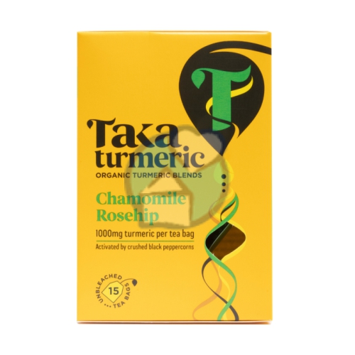 Taka Turmeric Chamomile Rosehip Kurkuma Thee Biologisch 15 Tüte