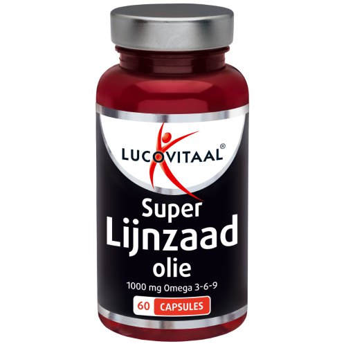 60 Kapseln Lucovitaal Super Lijnzaad Olie 1000 mg