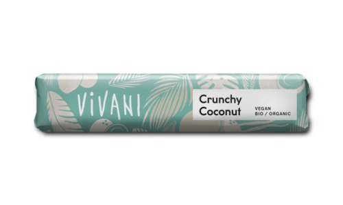  Vivani Chocoladereep Crunchy Coconut Biologisch