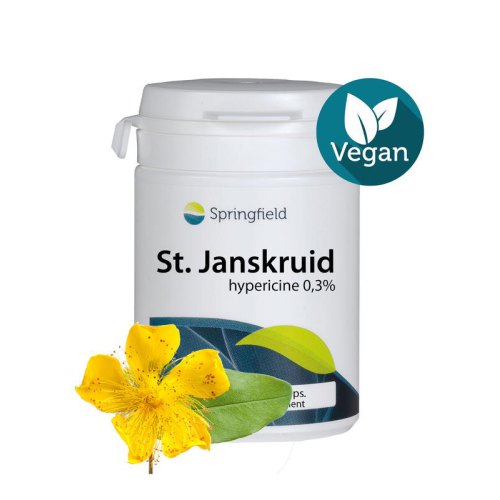 Springfield Sint Janskruid Hypericine 0,3% 60 Vegetarische Kapseln