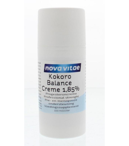 Nova Vitae Kokoro Balance Creme 1,85% Progesteroncreme 100 Ml