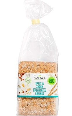 Dr. Karg's Spelt & Zaden Crackers Biologisch 200 Gramm