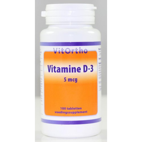 VitOrtho Vitamine D-3 5 mcg 100 Tabletten