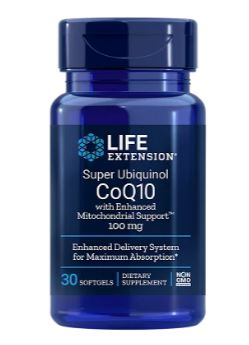 Life Extension Super Ubiquinol CoQ10 100 mg with enhanced Mitochondrial Support