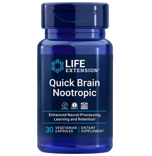 30 Kapseln Life Extension Quick Brain Nootropic
