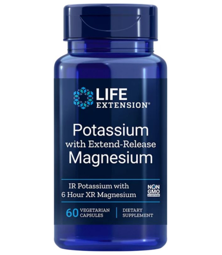 60 Kapseln Life Extension Potassium with Extend-Release Magnesium