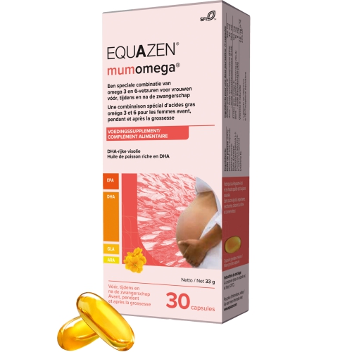 Springfield Equazen MumOmega Natuurlijke Omega-3 & -6 Vetzuren 30 Softgels