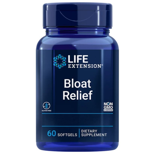 60 Softgels Life Extension Bloat Relief